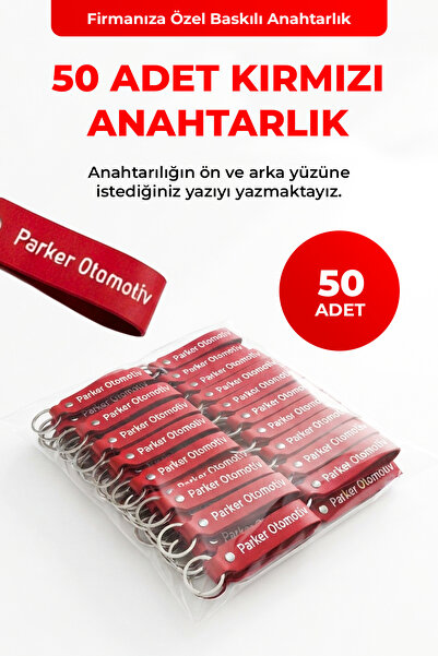 Parker Otomotiv A.Ş 50 Adet Firmaya Özel Renkli Anahtarlık