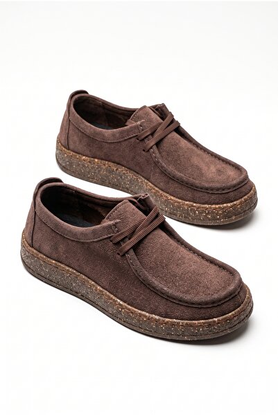 GİAMGİA STORE Women's Suede Lace-Up Thick Soled Daily Comfortable Bohemian Mo...