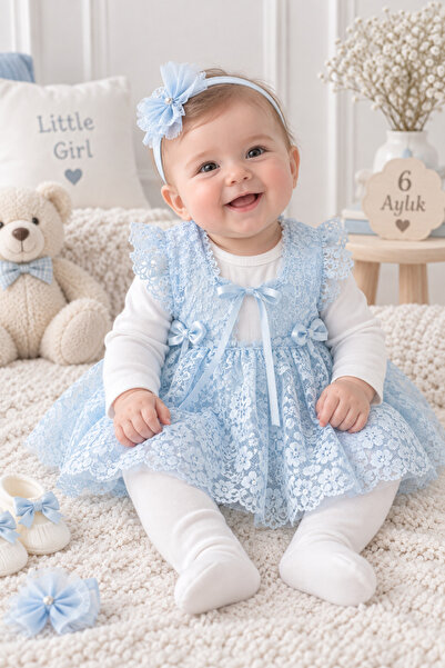 Petite Ponpon Baby Yeni Model Kız Bebek0-6Ay Yenidoğan Elbise 6'Lı Mevlütlük ...