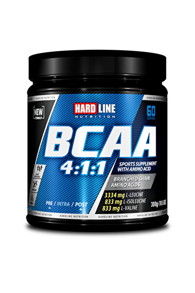Hardline 4:1:1 Bcaa 300 gr 60 Servis Aromasız