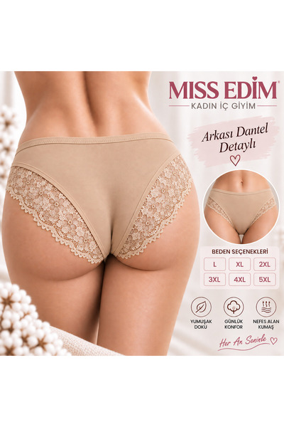 MİSS EDİM Arkası Dantel Detaylı Külot
