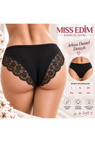 MİSS EDİM Arkası Dantel Detaylı Külot