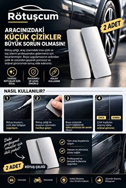 Genel Markalar Profesyonel Rötuş Çeliği 4x9 2’li set