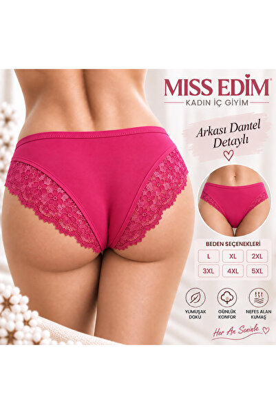 MİSS EDİM Arkası Dantel Detaylı Külot