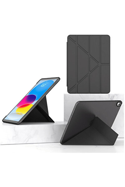 Fuchsia 9.7 Inç 2018 6. Nesil Kılıf Kalem Bölmeli Tri Folding Smart Katlanabi...