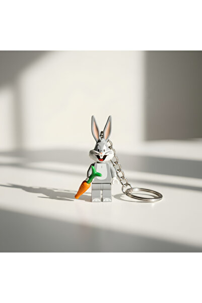 Genel Markalar Bugs Bunny Minifigür Anahtarlık