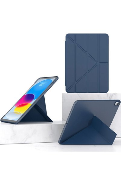 Fuchsia 9.7 Inç 2018 6. Nesil Kılıf Kalem Bölmeli Tri Folding Smart Katlanabi...