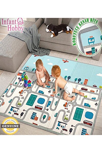İnfant Hobby My World Premium Katlanabilir Oyun Matı Oyun Halısı ( ÖZEL KORUY...