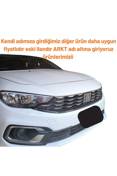 Fiat Egea Sedan 2021 Sonrası Panjur Set Stıcker Krom