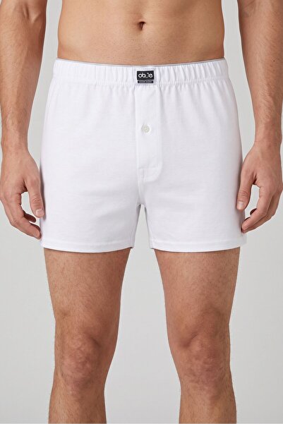 OBJE White Plain Men's Boxer Shorts