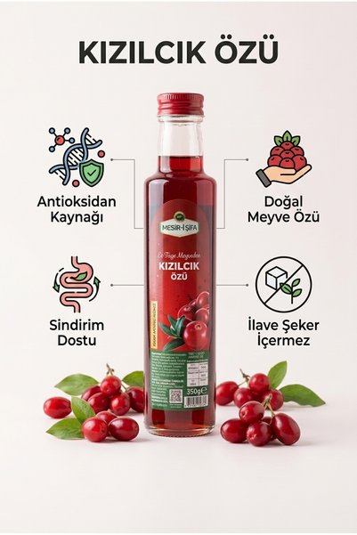 Kızılcık özü