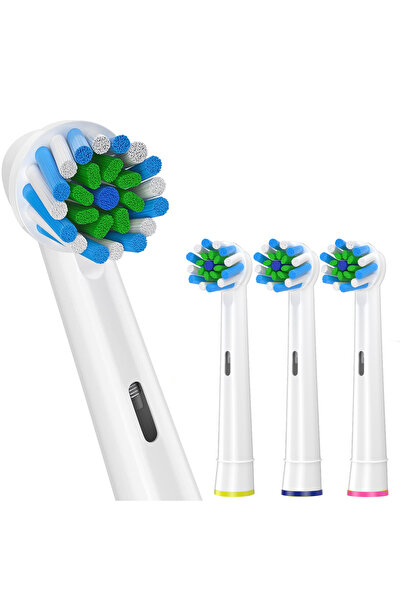 Choice1 White 4pcs Toothbrush Head Compatible with Braun Oral B Electric Toot...