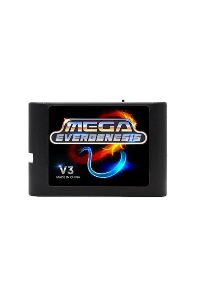 choice2 بطاقة ألعاب ميجا جينيسيس V3 برو سوداء 3000 في 1 مع بطاقة ذاكرة 4 جيجا...