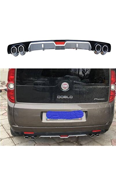 Genel Markalar Fiat Doblo Difüzör Arka Tampon Eki 4 Egzoz Çıkışlı