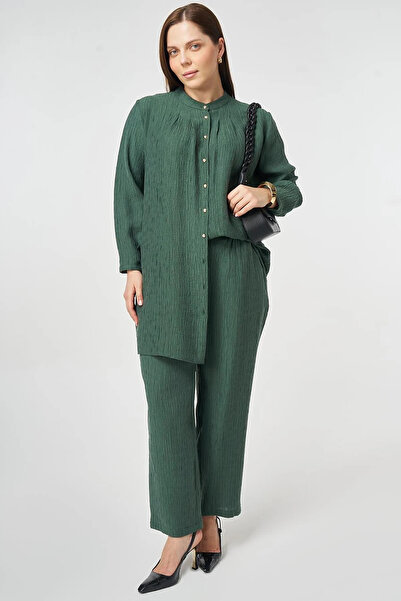 Kayra Lyocell Double Suit Brons Green