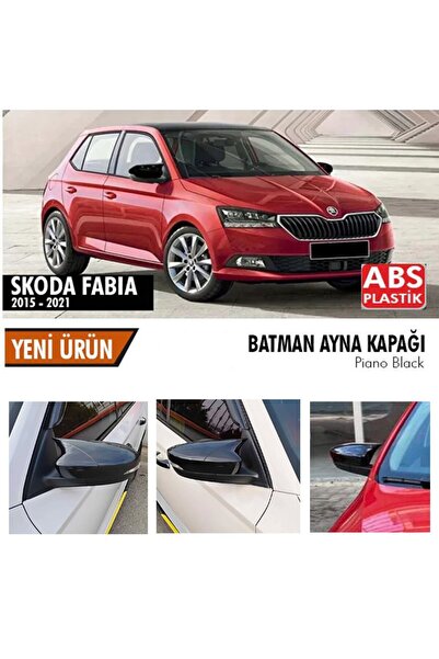 beyaztuning Skoda Fabia Yarasa Ayna Kapağı Batman Parlak Siyah Piano Black