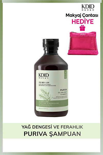 kdid Yağlı Saçlar İçin Şampuan Biberiye Biotin Aloe Vera Puriva 250 ml