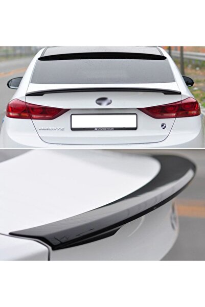 Hyundai Elantra Bagaj Üstü Spoiler Parlak Siyah Plastik 2017-2018