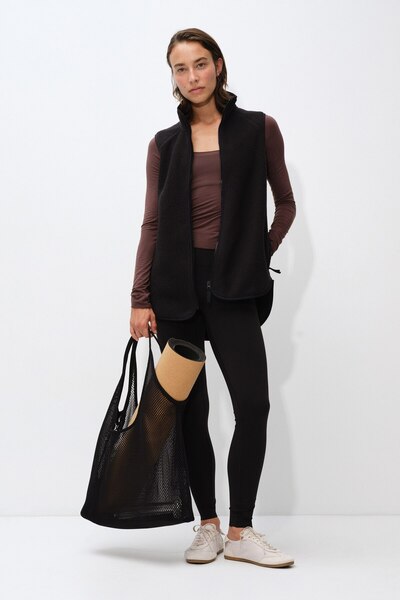 H&M Pelüş Spor Yeleği Regular Fit