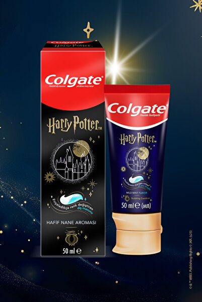 Colgate Harry Potter Çocuk Pilli Diş Fırçası, Çocuk Diş Macunu 50 ml