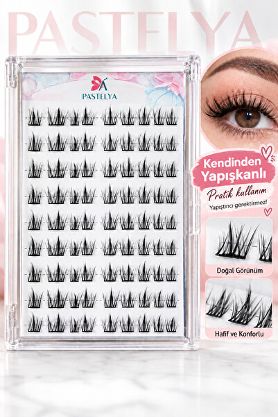 Pastelya Kendinden Yapışkanlı DEMET Kirpik - KAPAKLI 2
