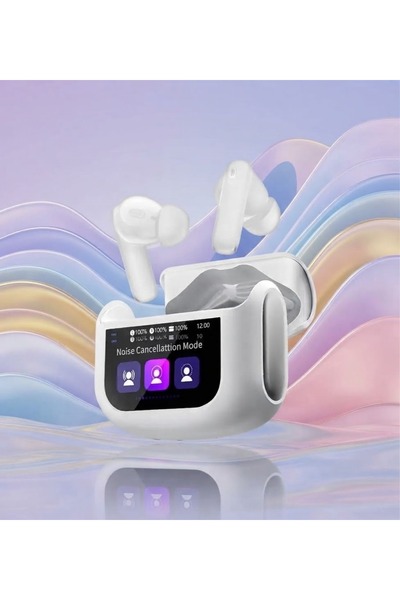 TW45 Premium Dokunmatik Led Ekranlı ANC TWS Bluetooth Kulaklık