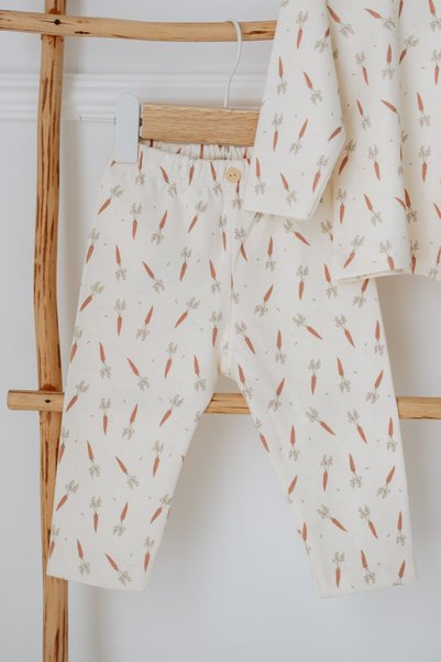 Oh La La Koala For Little Ones Havuç Baskılı Bebek Alt Üst Takım