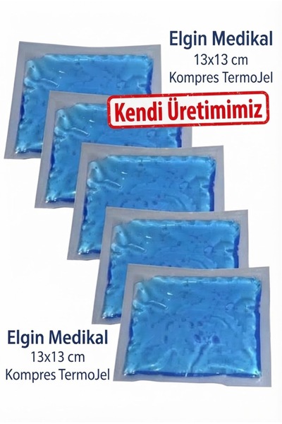 Elgin Medikal Termojel Soğuk Sıcak Kompres JEL 5’Li Buz jel Sıcak Jel 13x13cm