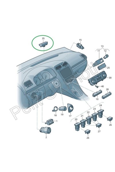 PELİTOTOMOTİV Jetta Ön Göğüs Üstündeki Kapak 5c7919068a