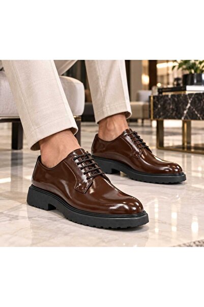 Oneka Shoes Erkek Günlük Oxford Kahverengi açma 190626EOK1306