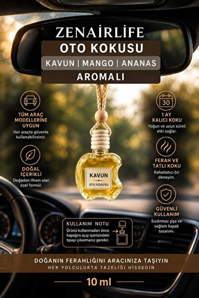 luvroshe Premium Araba Kokusu Araç Kokusu 10ml