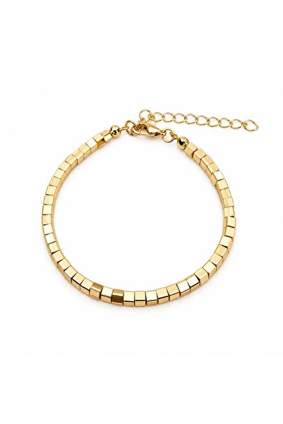 DEMOKAN Women's Bracelet Square Row Women's Bracelet Special Coating Tarnish ...
