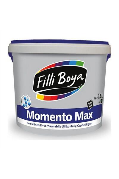 Filli Boya Momento Max Silinebilir Iç Cephe Duvar Boyası 15lt  Renk: Beyaz Me...