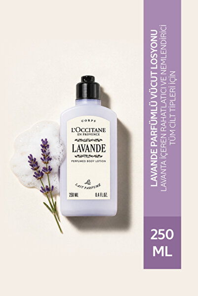L'Occitane Lavande Parfümlü Vücut Losyonu, Lavanta Özlü, 250 ml