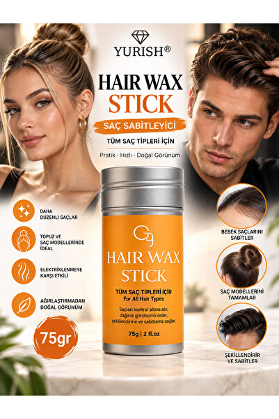 YURISH Hair Wax Stick 75gr - Saç Sabitleyici