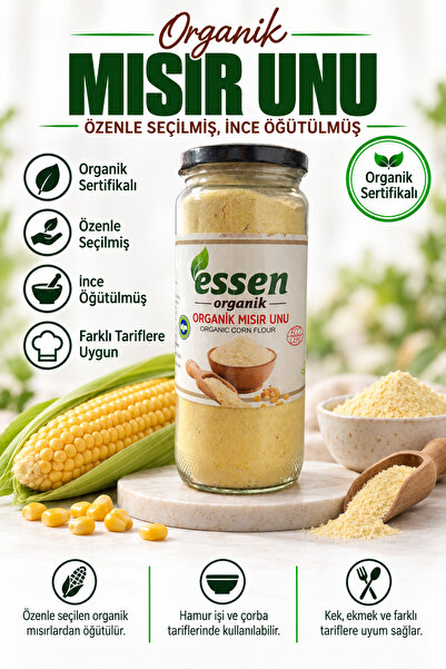 Essen Organik Organik Mısır Unu 300 gr