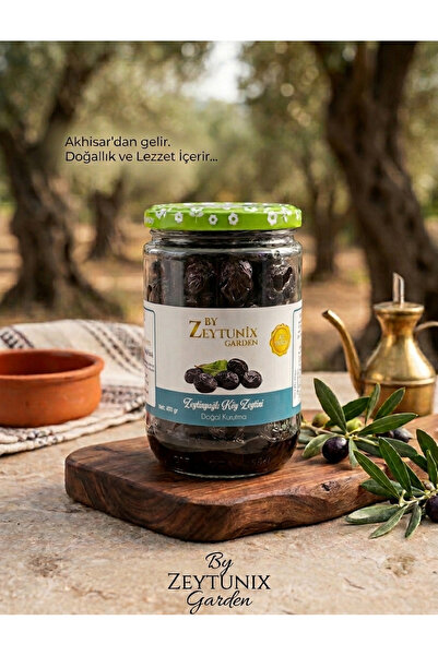 By Zeytunix Garden Zeytinyağlı Doğal Kurutma Köy Zeytini 400 gr (İri Boy)