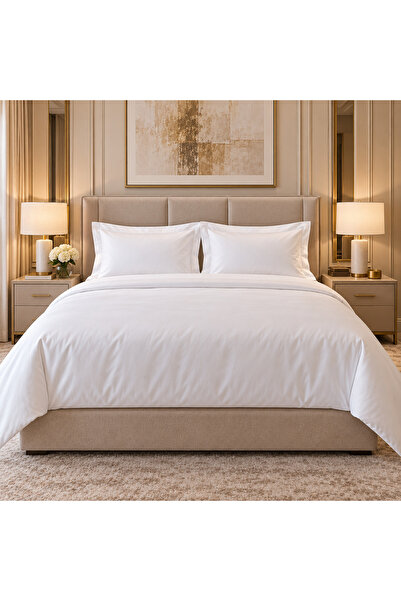 Kotonia Home Set 5 piese Lenjerie pat 4 piese Hotel 2 persoane&pilota iarna, ...