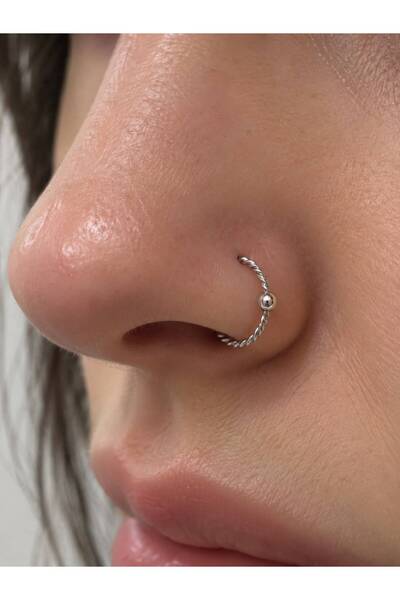 Arescollection 316L CERRAHİ ÇELİK  BURUN DUDAK KULAK TRAGUS KIKIRDAK UYUMLU İ...