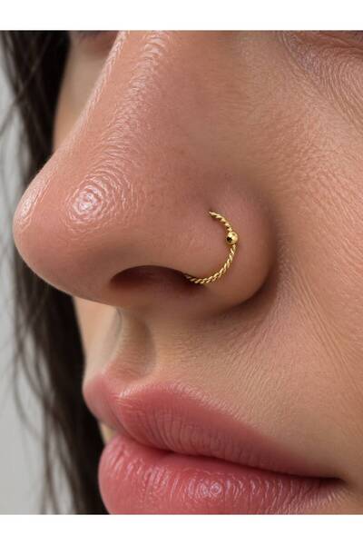 Arescollection 316L CERRAHİ ÇELİK  BURUN DUDAK KULAK TRAGUS KIKIRDAK UYUMLU İ...