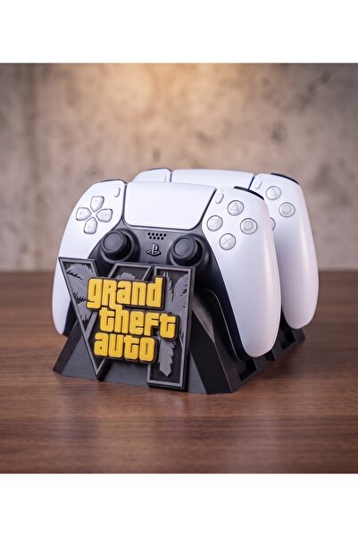 Genel Markalar Omni Gta 6 Temalı Siyah-Gri Ps5 Kol Standı - Özel Tasarım Gta ...
