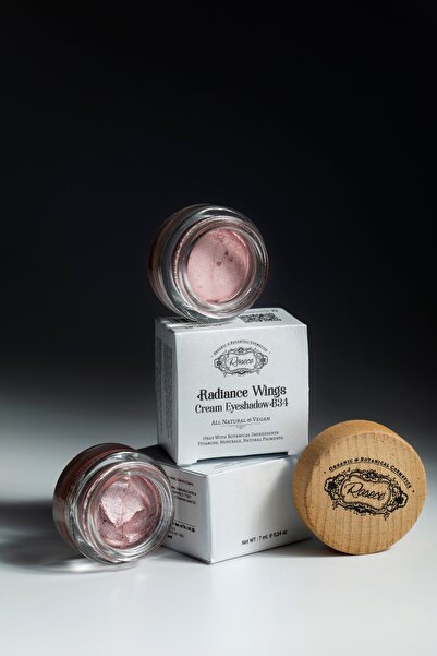 Rosece Radiance Wings Krem Göz Farı | Yoğun Işıltılı Açık Pembeı Doğal Far 7 ml