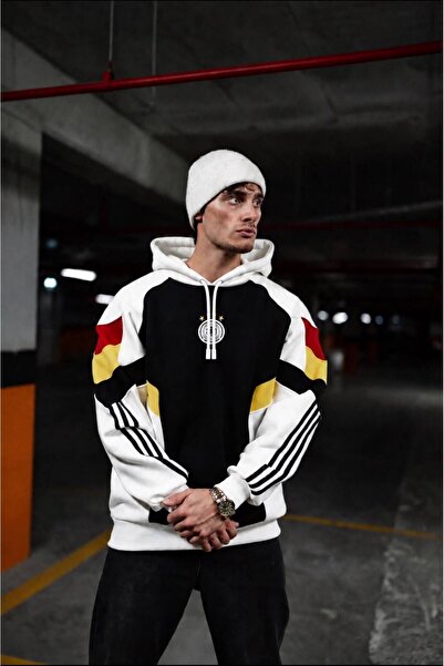KUN SPORTSWEAR Φούτερ με κουκούλα ρετρό συλλογής premium, oversized, unisex