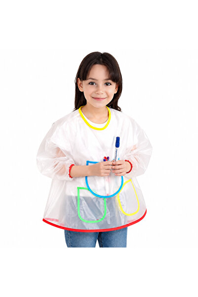 Alayjah Long-Sleeved Waterproof Painting Apron, Anti-Stain Art Smock for Kids...