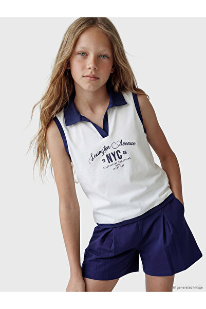 LC Waikiki Vizyon New Season Polo Neck Girls' Undershirt