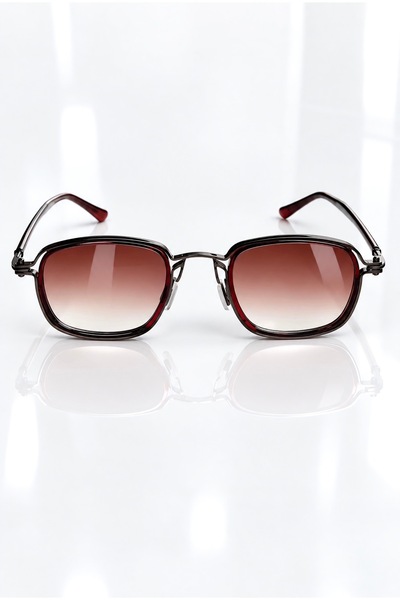 Roger Bacon Brown Men's Sunglasses Ultra Metal Frame Uv400 Protection