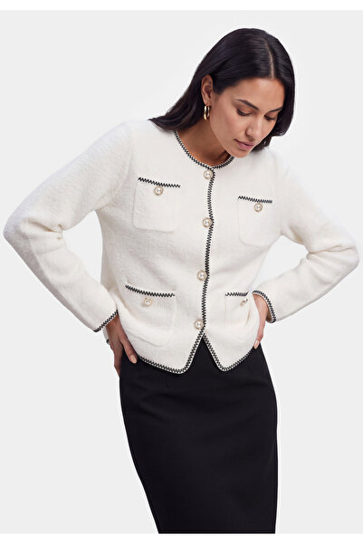 usha black label Strickjacke