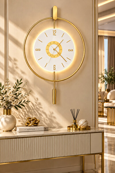 SEVİNÇ KONSEPT Ledli GOLD İNCİ Orjin 24 Uzun Sarkaçlı (Büyük Boy 50 X 75 Cm),...