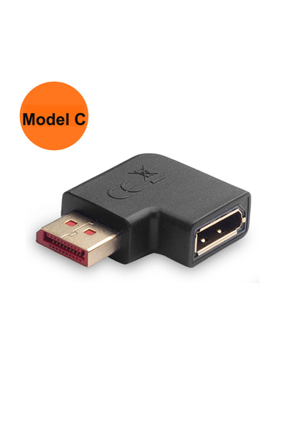 Choice محول كابل DisplayPort بزاوية 90 درجة، محول DisplayPort للزاوية اليمنى ...
