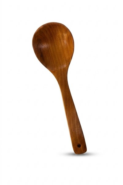 MAKRİ HOME Handmade Natural Wooden Serving Spoon